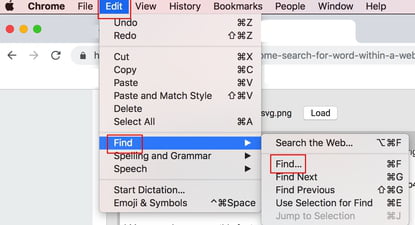 How to find keywords on mac